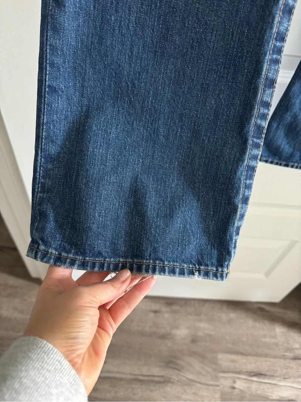 Men's True Religion Distressed Blue Denim Jeans, 34x34